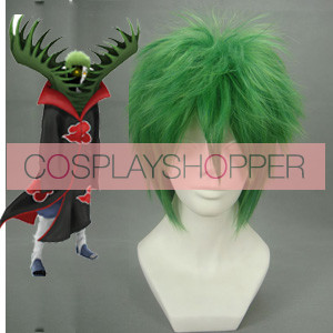 Green 32cm Naruto Zetsu Nylon Cosplay Wig