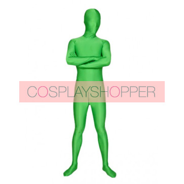 Green Full-Body Lycra Spandex Zentai Suit