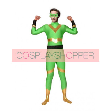 Green Lycra Spandex Superhero Zentai Suit