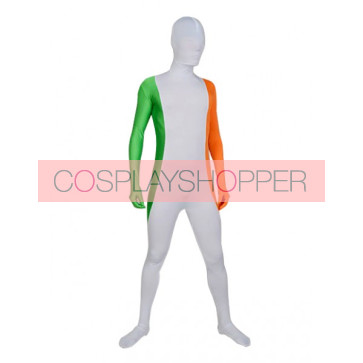 Flag of Ireland Full Body Lycra Spandex Zentai Suit