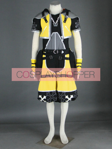 Kingdom Hearts Sora Yellow Cosplay Costume