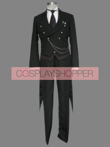 Kuroshitsuji Black Butler Sebastian Michaelis Cosplay Costume