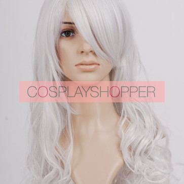 White Macross Frontier Sheryl Nome Cosplay Wig