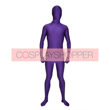 Noble Purple Full-Body Lycra Spandex Unisex Zentai Suit