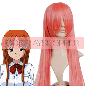 Orange 100cm Bleach Inoue Orihime Nylon Cosplay Wig