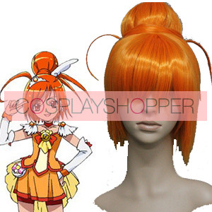 60cm Orange Smile PreCure! Akane Hino Cure Sunny Nylon Cosplay Wig
