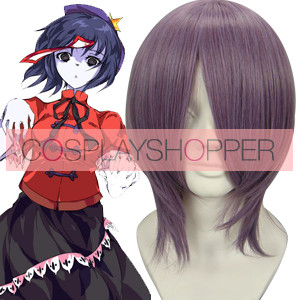 Purple 35cm Tonhou Project Miyako Yoshika Cosplay Wig