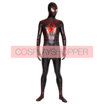 Red & Black Lycra Spandex Spiderman Zentai Suit