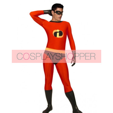 Red Lycra Spandex Superhero Zentai Suit