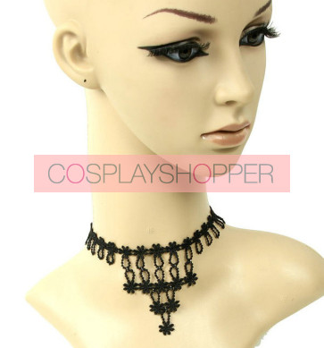 Sexy Special Black Lace Lady Lolita Necklace