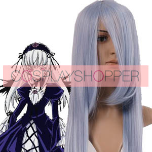 Silver Purple 120cm Rozen Maiden Suigintou Cosplay Wig