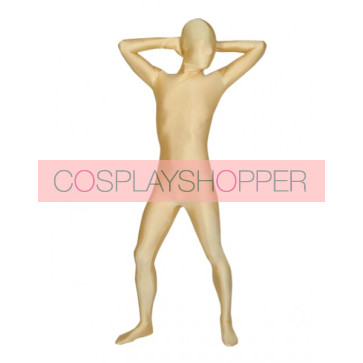 Skin Color Full-Body Lycra Spandex Unisex Zentai Suit