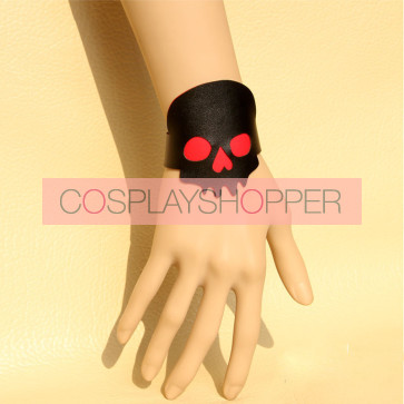 Special Black Leather Fashion Lady Lolita Wrist Strap