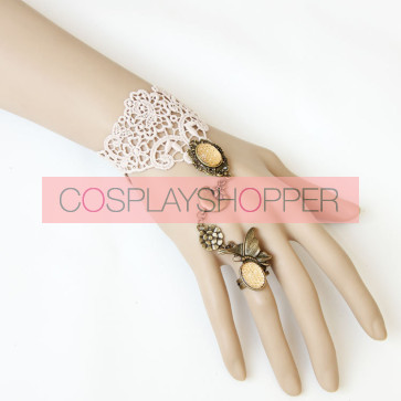 Superb Lace Lady Lolita Bracelet And Ring Set