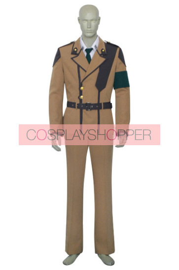 Code Geass Suzaku Kururugi Uniform Cosplay Costume