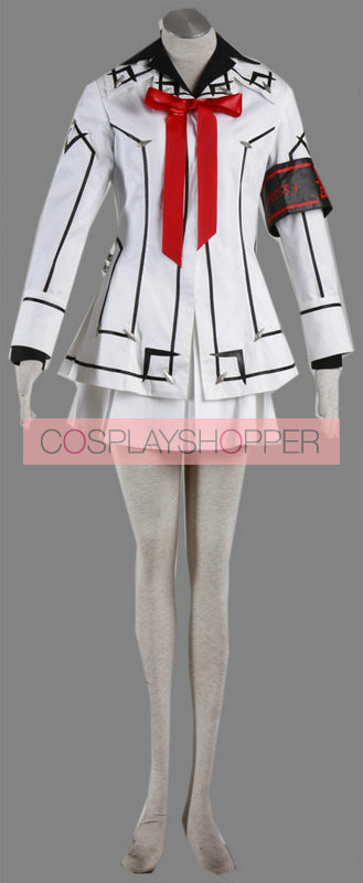 Vampire Knight White Kurosu Yuuki Cosplay Costume