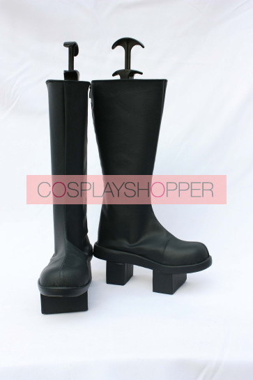 Vocaloid Faux Leather Kaito Cosplay Boots