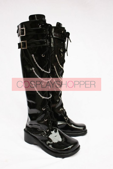 Vocaloid Kagamine Rin Faux Leather Cosplay Boots