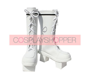 Vocaloid Miku White Cosplay Boots