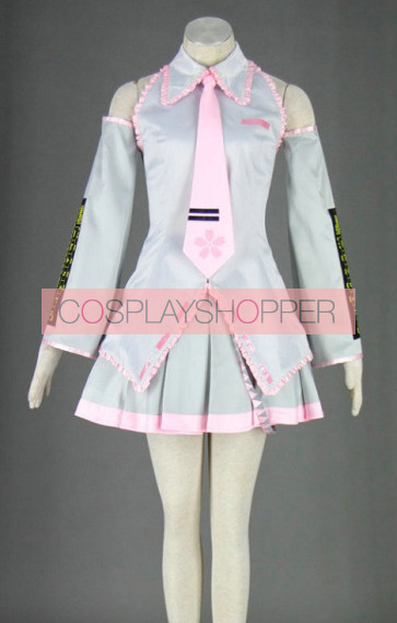 Vocaloid Sakura Hatsune Miku Cosplay Costume
