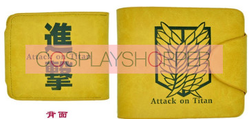 Yellow Attack On Titan Recon Corps Cosplay Purse
