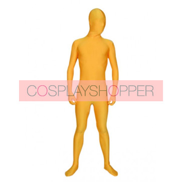 Yellow Full-Body Lycra Spandex Unisex Zentai Suit