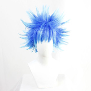 Blue 35cm Disney: Twisted-Wonderland Ortho Shroud Cosplay Wig