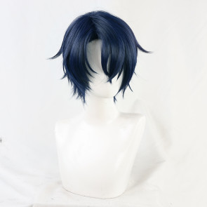 Blue 30cm Promise of Wizard Shino Eastern Country Cosplay Wig