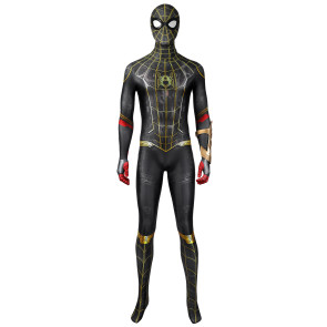 2021 Movie Spider-Man: No Way Home Peter Parker Jumpsuit Cosplay Costume