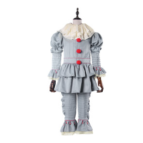 Movie IT Stephen King's It Pennywise the Clown Cosplay Costume Version 2