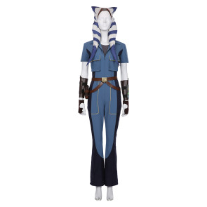 Movie Star Wars: The Clone Wars Ahsoka Tano Cosplay Costume
