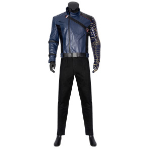 The Falcon and the Winter Soldier Winter Soldier Bucky Barnes Cosplay Costume