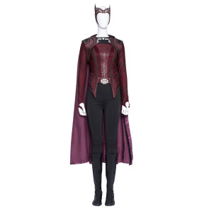Doctor Strange in the Multiverse of Madness Wanda Maximoff  Scarlet Witch Cosplay Costume