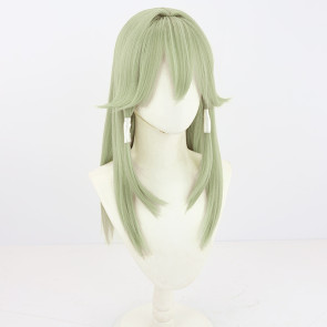 Green 60cm Genshin Impact Kuki Shinobu Cosplay Wig
