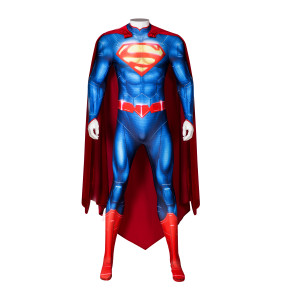 The New 52 Batman Superman Jumpsuit Cosplay Costume
