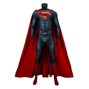Man of Steel Superman Clark Kent Cosplay Costume