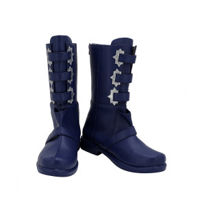 Elsword Ceil Demonio Blue Cosplay Boots