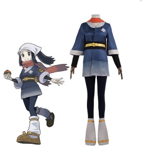 Pokemon Legends: Arceus Akari Cosplay Costume