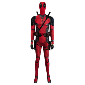 2024 Movie Deadpool 3 Wade Wilson Jumpsuit Cosplay Costume