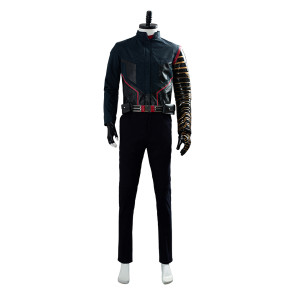 The Falcon and the Winter Soldier Bucky Barnes / Winter Soldier Battle Uniform Cosplay Costume