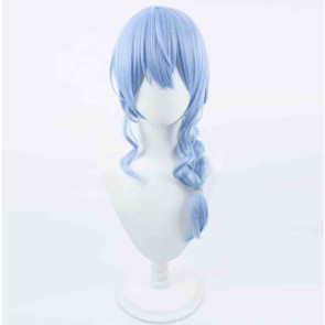 Blue 50cm Virtual YouTuber Hoshimachi Suisei Cosplay Wig