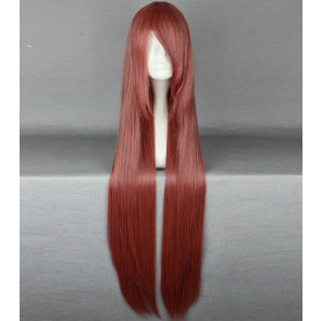 Red 100cm A Certain Magical Index Awaki Musujime Cosplay Wig