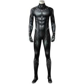 2018 Movie Black Panther Jumpsuit Cosplay Costume
