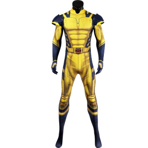 2024 Movie Deadpool 3 Wolverine Jumpsuit Cosplay Costume Version 2