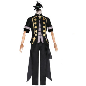 Final Fantasy XIV Little Ladies'Day 2018 Idols Male Black Suit Cosplay Costume