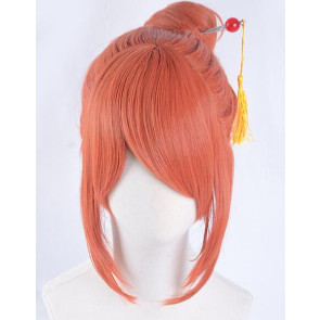 35cm Orange Gintama Kagura Cosplay Wig