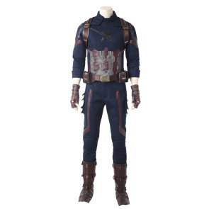 Avengers: Infinity War Steve Rogers Captain America Cosplay Costume