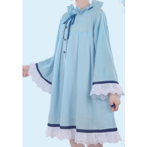 Black Butler Kuroshitsuji Ciel Phantomhive Nightdress Blue Sleepwear Cosplay Costume