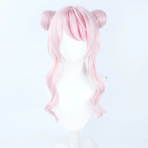 Pink 50cm Virtual YouTuber Tanaka Hime Cosplay Wig