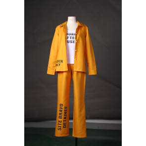 Suicide Squad Harley Quinn Prison Suit Cosplay Costume
